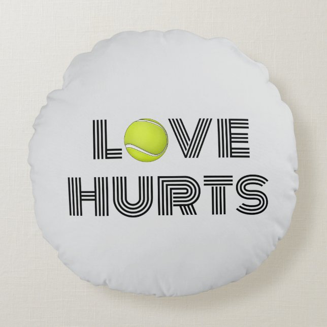 Coussins Ronds Oreiller Love Hurts (Devant)