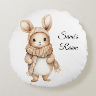 Coussins Ronds Oreiller personnalisé Lapin Mignon
