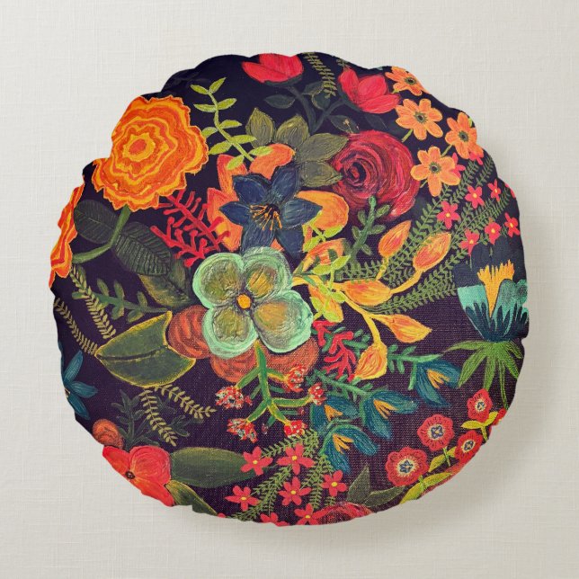 Coussins Ronds Oreiller Rond (Devant)