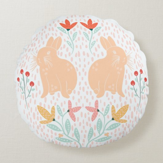 Coussins Ronds Oreiller Rond (Devant)