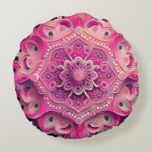 Coussins Ronds Oreiller Rond (16") (Dos)