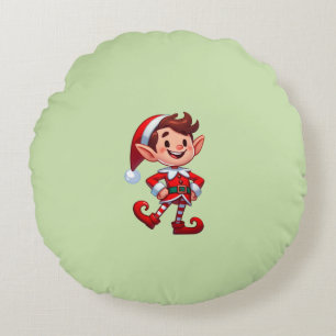 Coussins Ronds Oreiller rond avec elfe