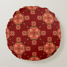 Oreiller rond Botanic Bloom