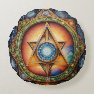 Coussins Ronds Oreiller rond brossé en polyester sur mesure (16 p