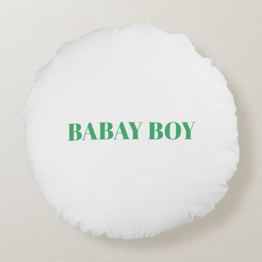 Coussins Ronds Oreiller rond brossé en polyester sur mesure (16 p (Dos)