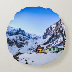 Coussins Ronds Oreiller rond brossé sur mesure Malaiesti