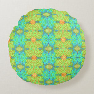 Coussins Ronds Oreiller rond citron d'été