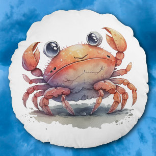 Coussins Ronds Oreiller rond Crabe Mignon