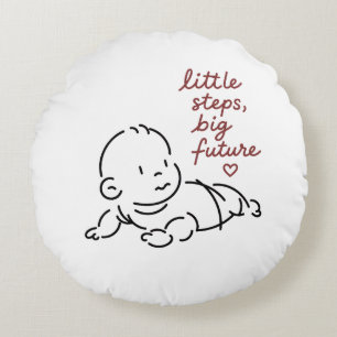Coussins Ronds Oreiller Rond de Jeté – Décoration de Nursery Mini