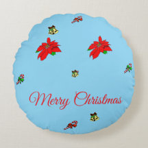 Oreiller rond de Noël