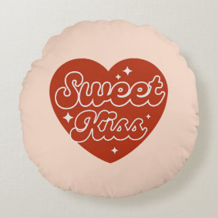 Coussins Ronds Oreiller Rond Doux Baiser