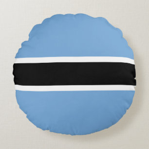 Coussins Ronds Oreiller rond du drapeau patriotique du Botswana