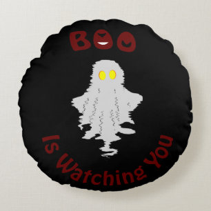 Coussins Ronds Oreiller rond Halloween   Bou vous regarde