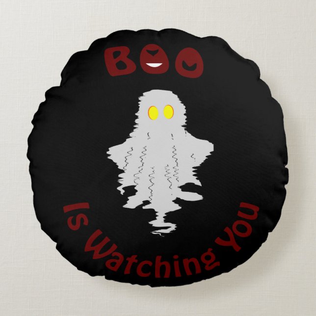 Coussins Ronds Oreiller rond Halloween | Bou vous regarde (Devant)