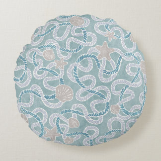 Coussins Ronds Oreiller rond jetable moderne nautique