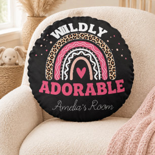 Coussins Ronds Oreiller rond personnalisé pour la nurserie Boho L