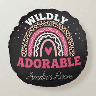 Coussins Ronds Oreiller rond personnalisé pour la nurserie Boho L
