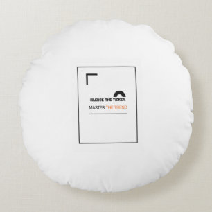 Coussins Ronds Oreiller rond pour investisseur à long terme avec