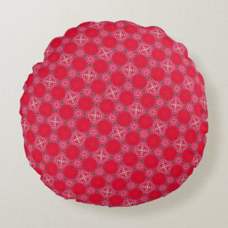 Coussins Ronds Oreiller rond rétro rose trèfle