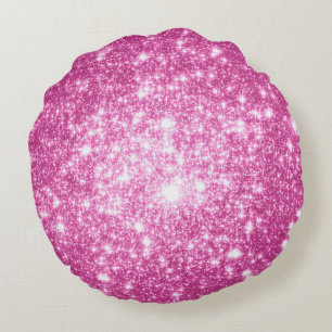 Coussins Ronds Oreiller rond rose lavande étoilé