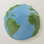 Coussins Ronds Oreiller rond Terre. (Dos)