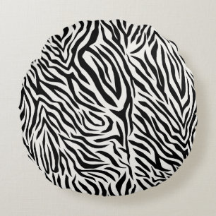 Coussins Ronds Oreiller ronde Zebra (16 po)