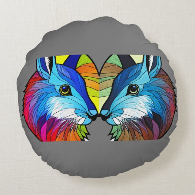 Coussins Ronds Oreillers Accent (Dos)