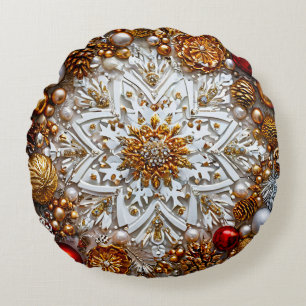 Coussins Ronds ornement de Noël