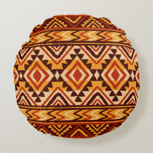 Coussins Ronds Ornement ethnique Navajo : Vintage sans couture