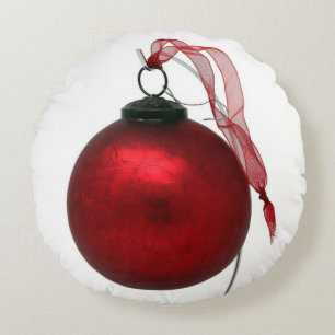 Coussins Ronds ornement Rubis-rouge de lustre de craquement avec