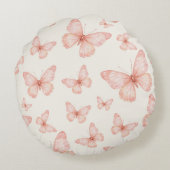 Coussins Ronds Ours ballerine mignon (Dos)