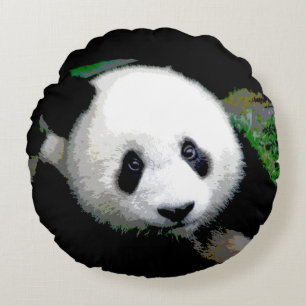 Coussins Ronds Ours Panda