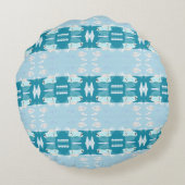 Coussins Ronds Ours polaire dormant sur un iceberg sur un lange (Dos)