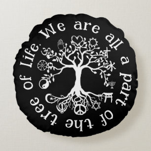 Coussins Ronds Paix sur Terre