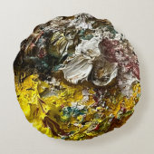 Coussins Ronds Palette de l'artiste #1 (Dos)