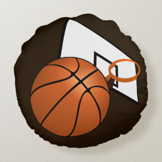 Coussins Ronds Panier de basketball et sports de balle