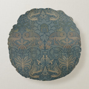 Coussins Ronds Paon et Dragon par William Morris