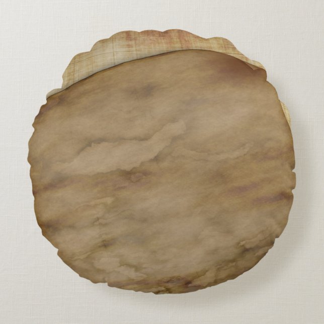 Coussins Ronds Paper texture old structure (Devant)