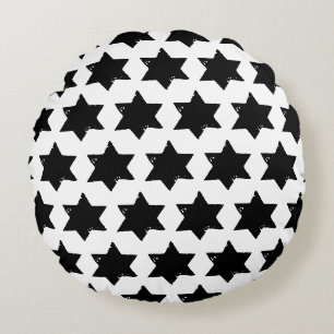 Coussins Ronds Papier de pomme de terre Star de Noël