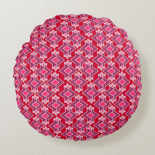 Coussins Ronds Papier peint Art Déco Motif, Vin Bourgogne