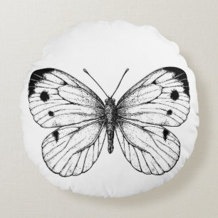 Coussins Ronds Papillon à chou