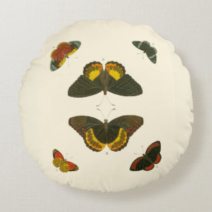 Coussins Ronds Papillons lumineux par Pieter Cramer