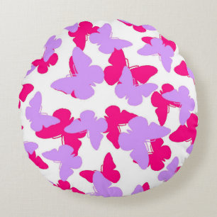 Coussins Ronds Papillons posés