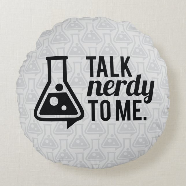 Coussins Ronds Parler Nerdy (Devant)