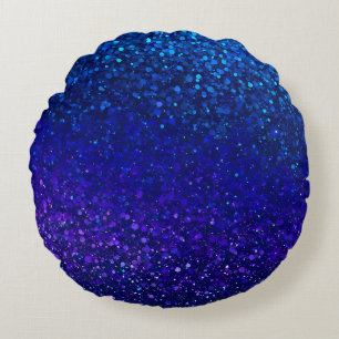 Coussins Ronds Parties scintillant colorée Art Tour Jeu Oreiller