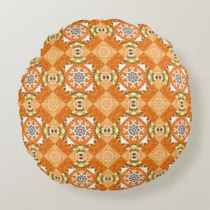 Coussins Ronds Parties scintillant d'or Fishnet : Sparkling Seaml