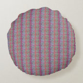 Coussins Ronds Pastel Art Abstrait (Dos)