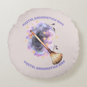 Coussins Ronds Pastel Broomstick