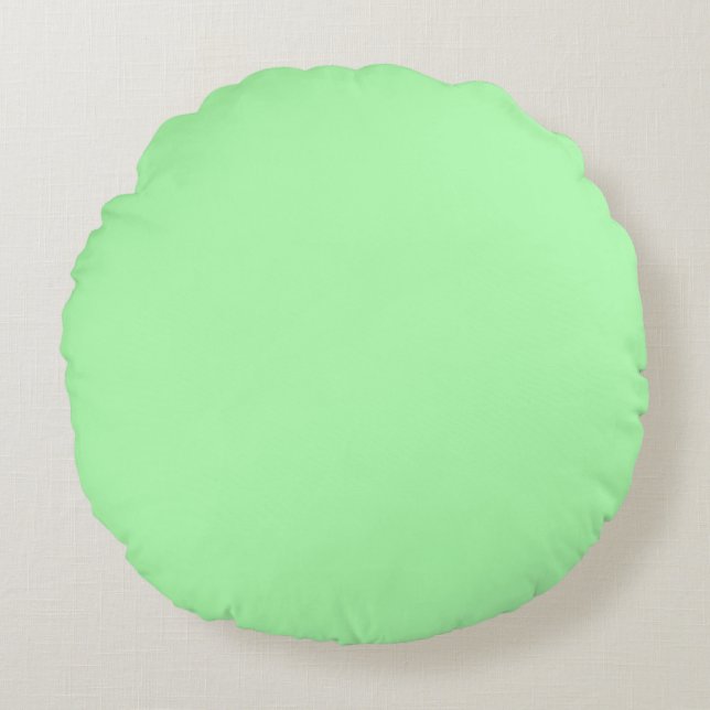 Coussins Ronds Pastel Lime Green (Devant)