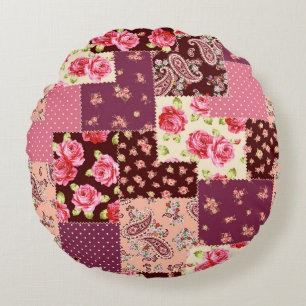 Coussins Ronds Patchwork mignon Motif